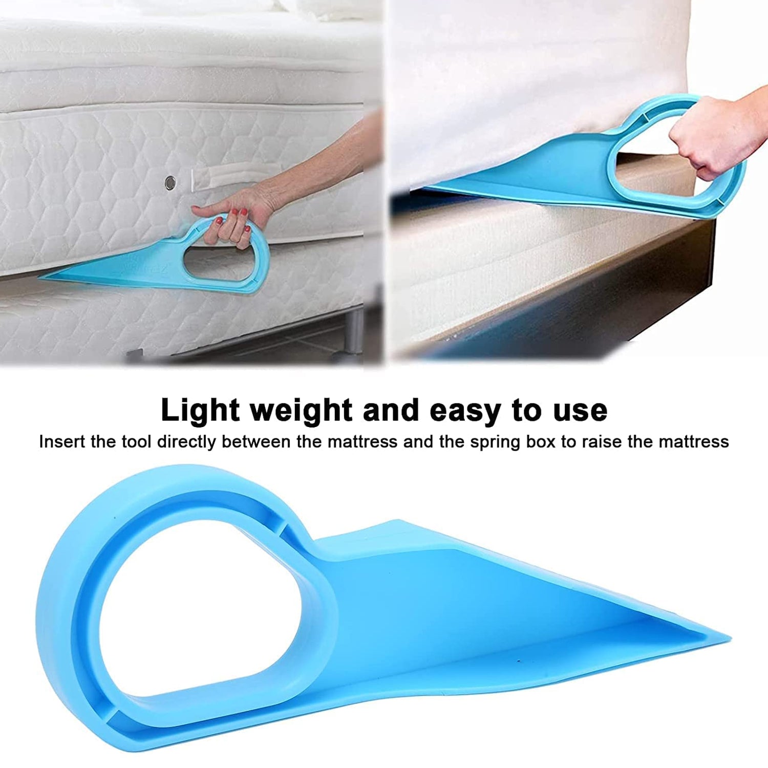 Mattress lifter for easy bed making Mattress lifter for easy bed making
